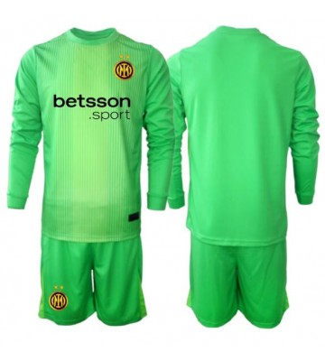 Inter Milan Goalkeeper Replica Third Stadium Kit for Kids 2025-26 Long Sleeve (+ pants)